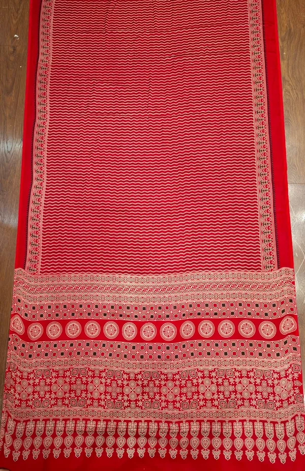 Traditional_Chilly_Red_Modal_Cotton_Ajrak_Print_Saree