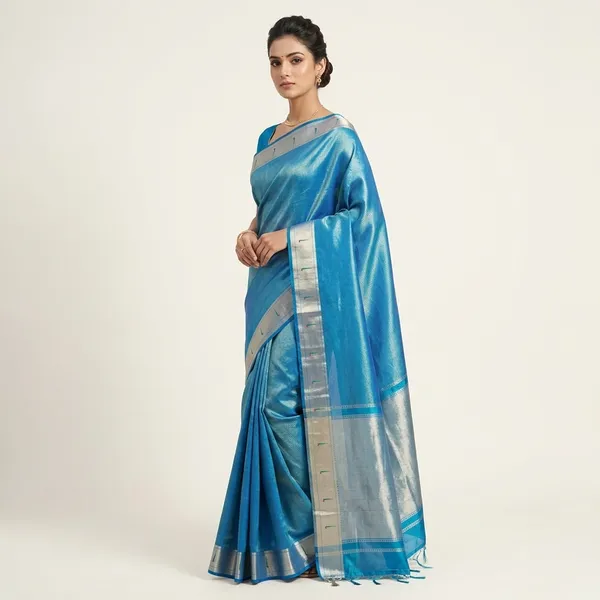 Blue_Silk_Saree_With_Paithni_Weaving