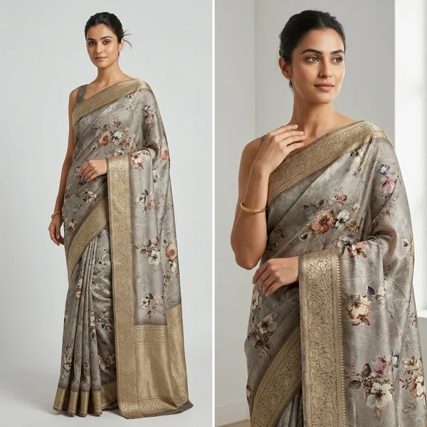 Elegant_Moonga_Crepe_Silk_Floral_Print_Saree_-_Grey