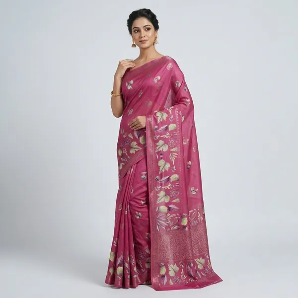 Pink_Ure_Chiniya_Silk_Benarasi_Floral_Print