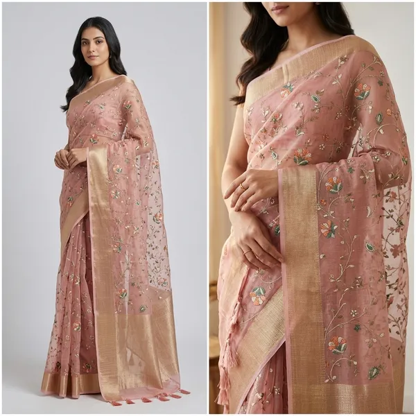 Tissue_Kota_Silk_Saree_With_Thread_Work_Embroidered_Details