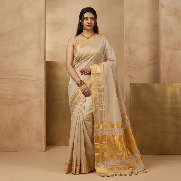 Traditional_Kerala_Kasavu_Tissue_Raga_Saree_With_Golden_Border