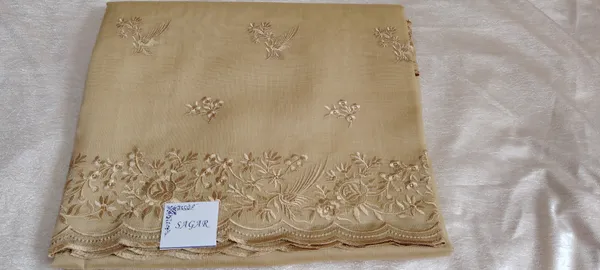 Elegant_Golden_Chanderi_Silk_Saree_With_Embroidered_Border