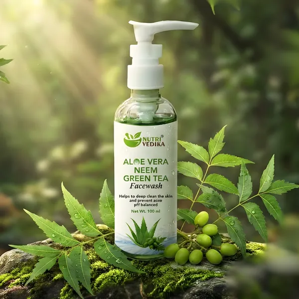 Nutri_Vedika_Aloe_Vera_Neem_&_Green_Tea_Oil_Control_Face_Wash_100Ml