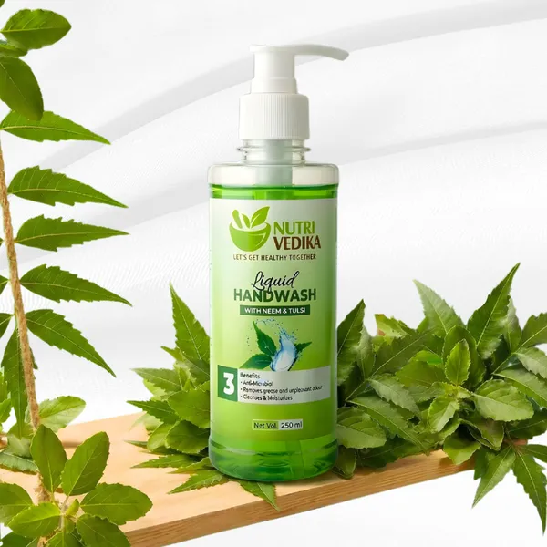 Nutri_Vedika_Neem_&_Tulsi_Antibacterial_Liquid_Hand_Wash_250Ml