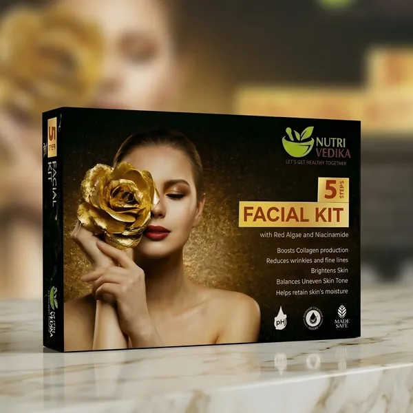Nutri_Vedika_Red_Algae_&_Niacinamide_6_Step_Brightening_Facial_Kit