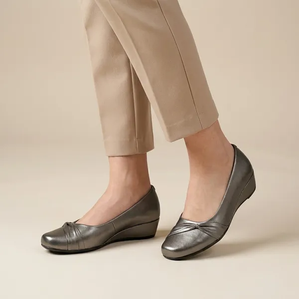 Metallic_Grey_Synthetic_Leather_Slip-On_Shoes_For_Women