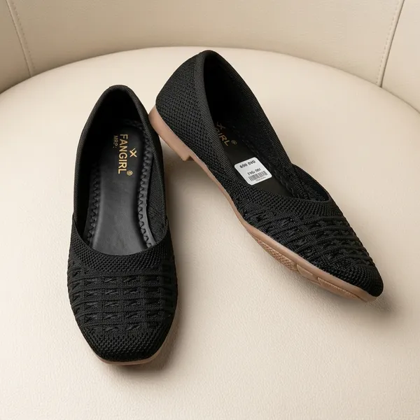 Black_Woven_Rexine_Slip-On_Flats_For_Women