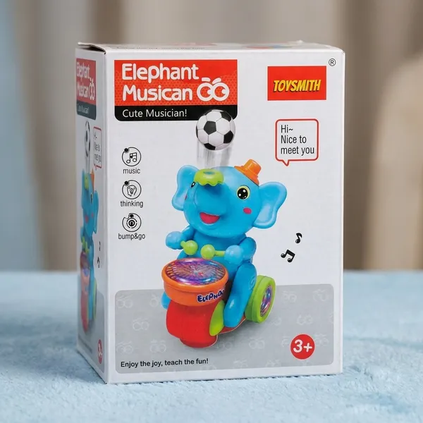 Musical_Bump_&_Go_Elephant_Toy_With_Drum