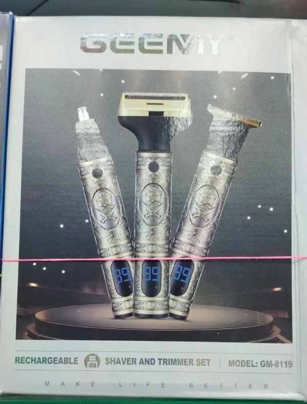 Rechargeable_Shaver_And_Trimmer_Set
