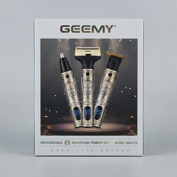 Rechargeable_Shaver_And_Trimmer_Set