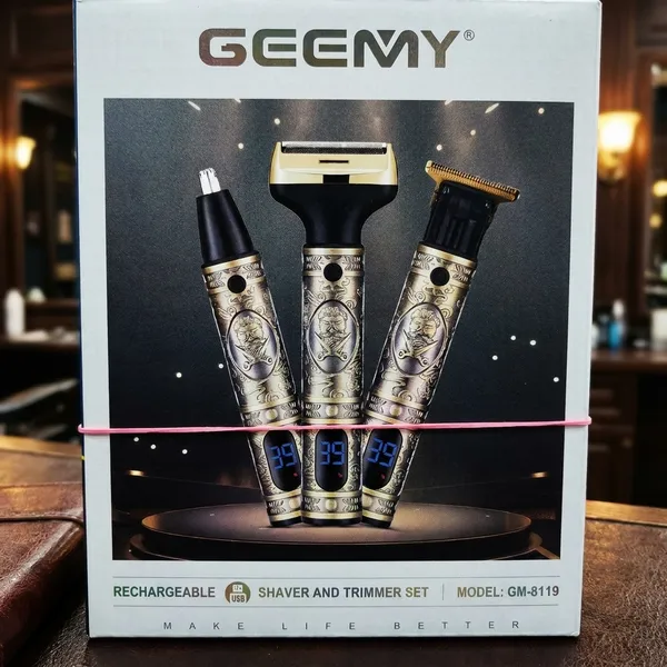 Rechargeable_Shaver_And_Trimmer_Set