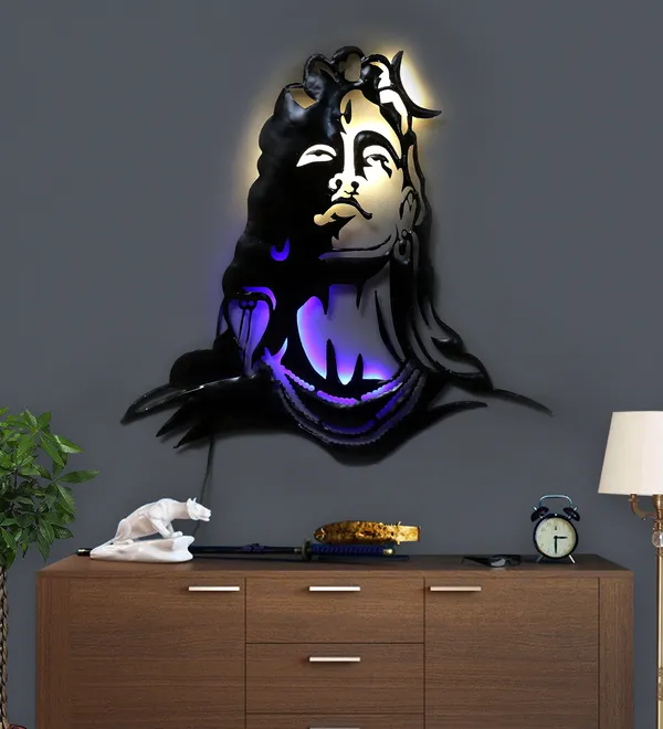 Lord_Shiva_Metal_Wall_Art_With_Led_Backlighting