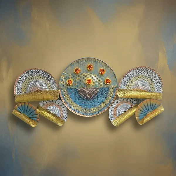 Decorative_Woven_Wall_Hanging_With_Floral_And_Fan_Motifs