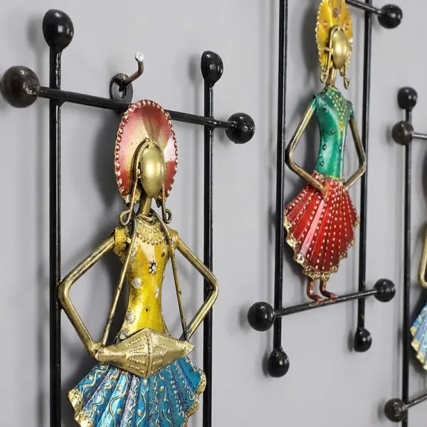 Traditional_Dancing_Lady_Metal_Wall_Art_Decor_Set_(4_Pieces)