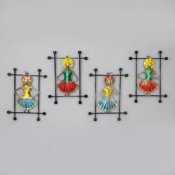 Traditional_Dancing_Lady_Metal_Wall_Art_Decor_Set_(4_Pieces)