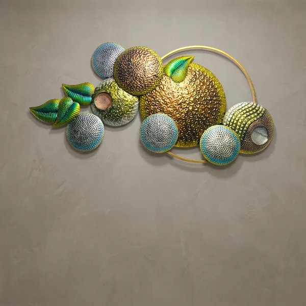 Modern_Abstract_Metal_Wall_Art_-_Multicolor_Spheres_And_Gold_Ring_Design