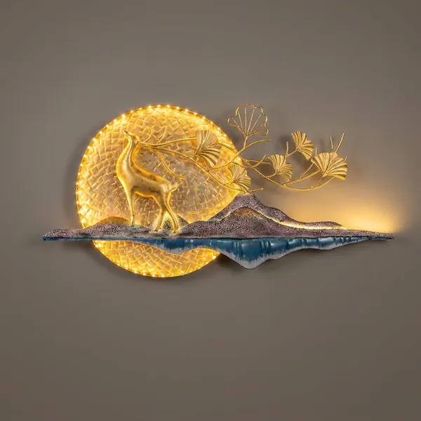Decorative_Metal_Wall_Art_-_Fish_With_Ginkgo_Leaves_And_Buddha
