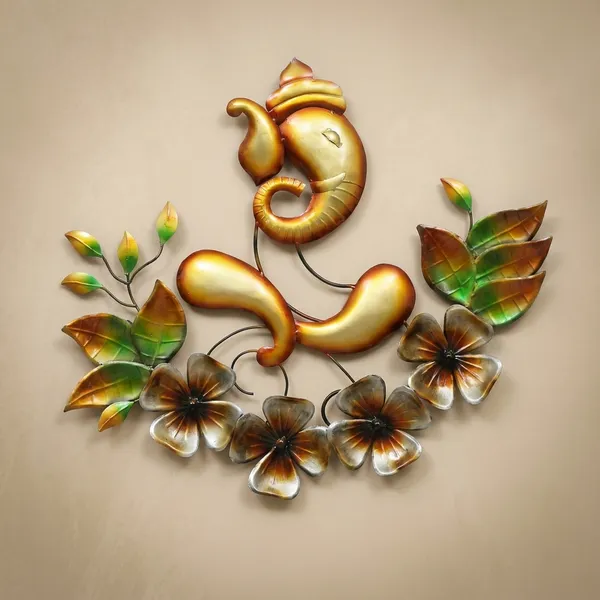 Ganesha_Metal_Wall_Art_With_Floral_Design_-_Golden_Finish_Home_Decor