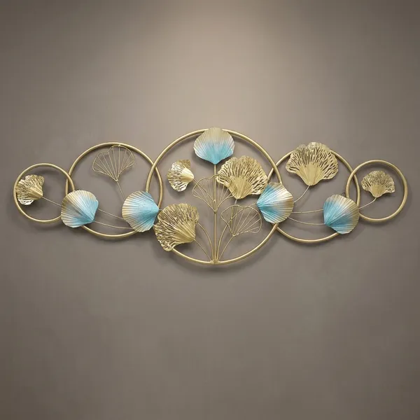 Metal_Wall_Art_-_Golden_Ginkgo_Leaf_Circle_Design