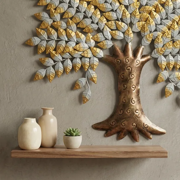 Decorative_Metal_Tree_Wall_Art_With_Gold_And_Silver_Leaves