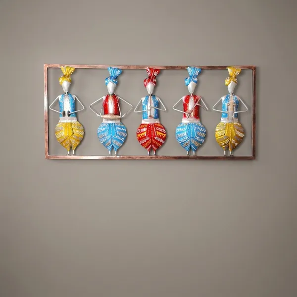 Decorative_Wall_Art_-_Five_Dancing_Figures_In_Traditional_Attire