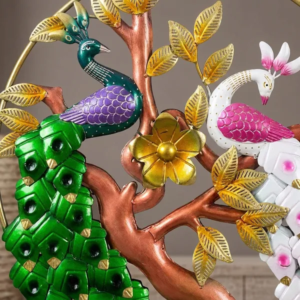 Decorative_Metal_Wall_Art_-_Peacock_With_Tree_Design