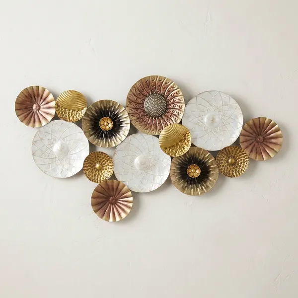 Decorative_Metal_Wall_Art_-_Circular_Floral_Design_Set_(Multicolor)