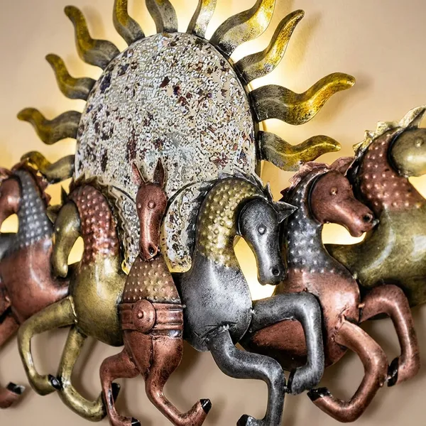 Decorative_Metal_Wall_Art_-_Sun_And_Horses_Design