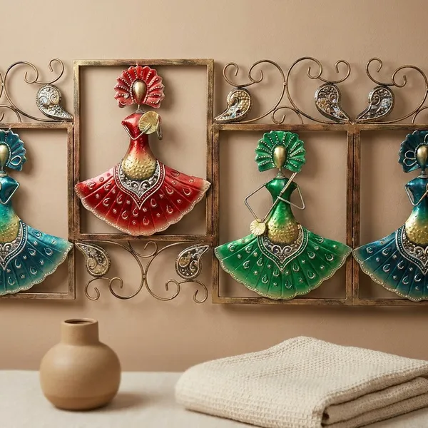 Decorative_Metal_Wall_Art_-_Set_Of_4_Dancing_Figures_With_Colorful_Dresses