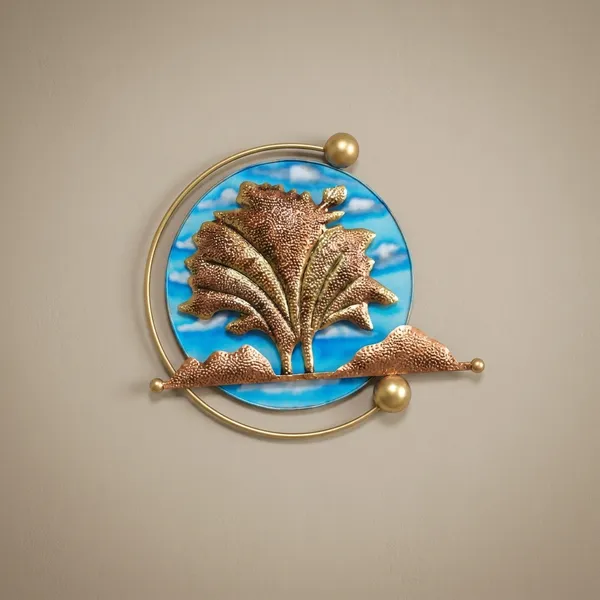 Metal_Tree_Wall_Art_With_Blue_Glass_Center_And_Golden_Spheres