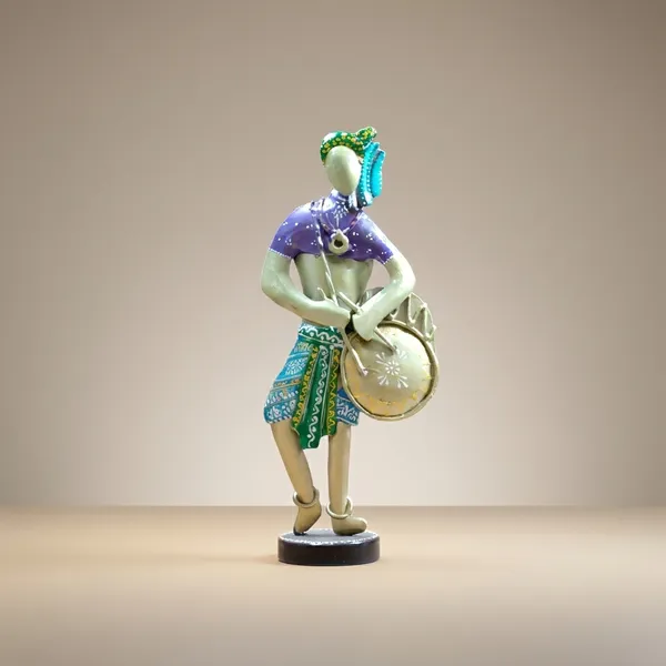 Traditional_Musician_Decorative_Figurine_With_Drum_-_Ethnic_Home_Decor_Showpiece