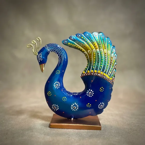 Decorative_Metal_Peacock_Figurine_-_Blue_And_Turquoise_Handcrafted_Showpiece