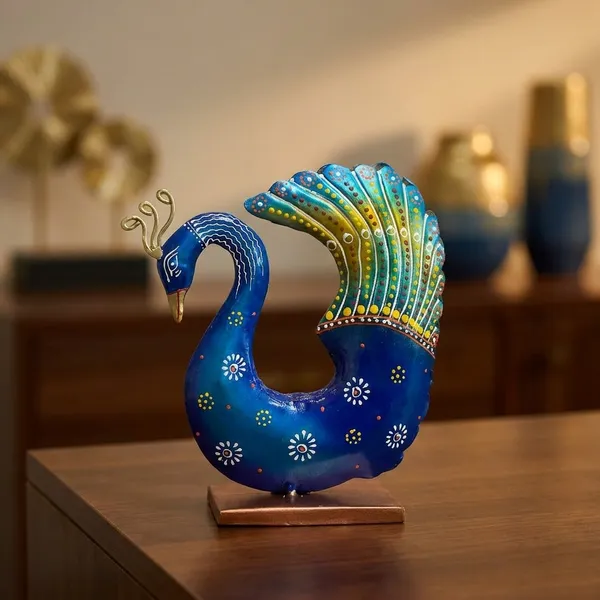 Decorative_Metal_Peacock_Figurine_-_Blue_And_Turquoise_Handcrafted_Showpiece