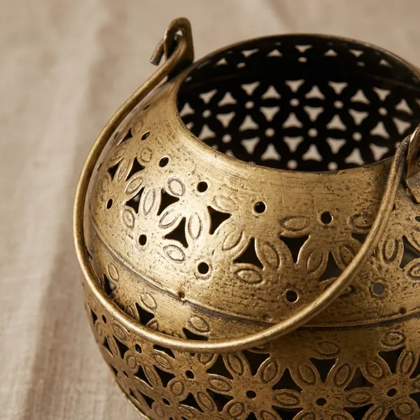 Decorative_Brass_Hanging_Lantern_With_Floral_Cutwork_Design