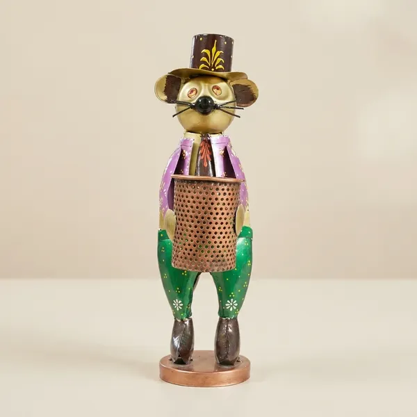 Decorative_Metal_Mouse_Figurine_With_Top_Hat_And_Floral_Pants