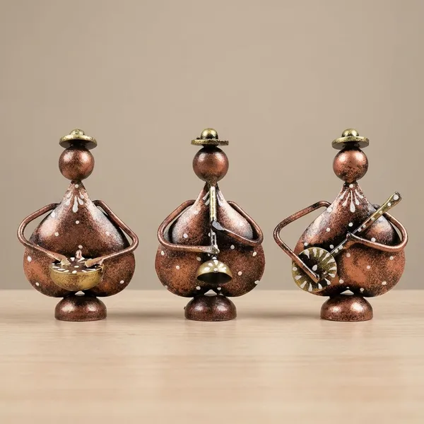 Handcrafted_Decorative_Incense_Holders_Set_Of_3_-_Brown_Copper_Finish