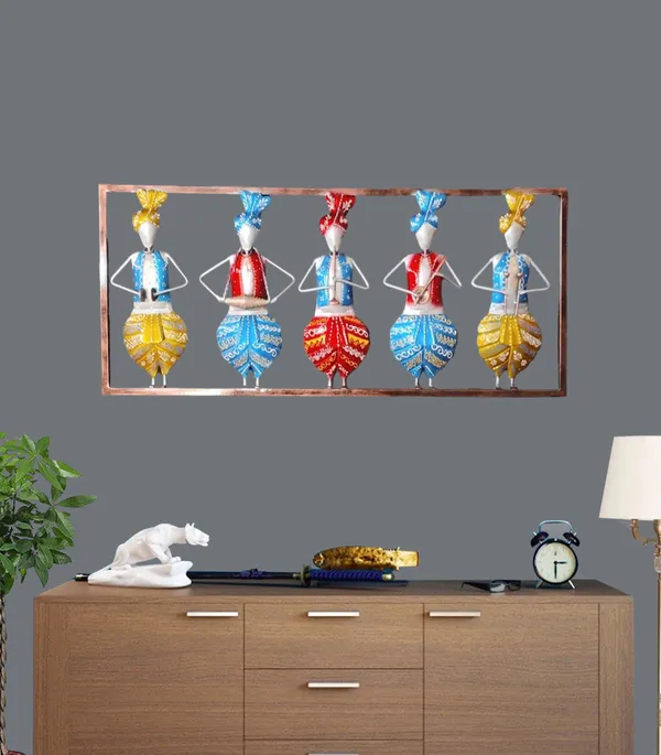 Decorative_Wall_Art_-_Five_Dancing_Figures_In_Traditional_Attire