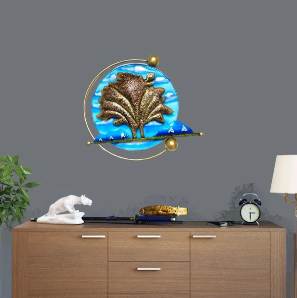 Metal_Tree_Wall_Art_With_Blue_Glass_Center_And_Golden_Spheres