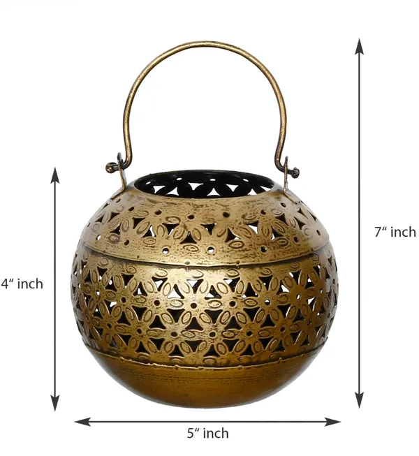 Decorative_Brass_Hanging_Lantern_With_Floral_Cutwork_Design