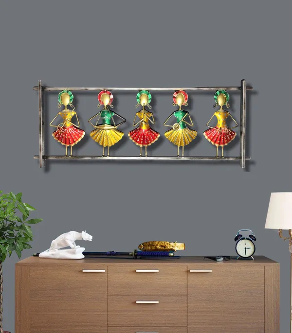 Handcrafted_Metal_Wall_Art_-_Dancing_Women_In_Colorful_Dresses