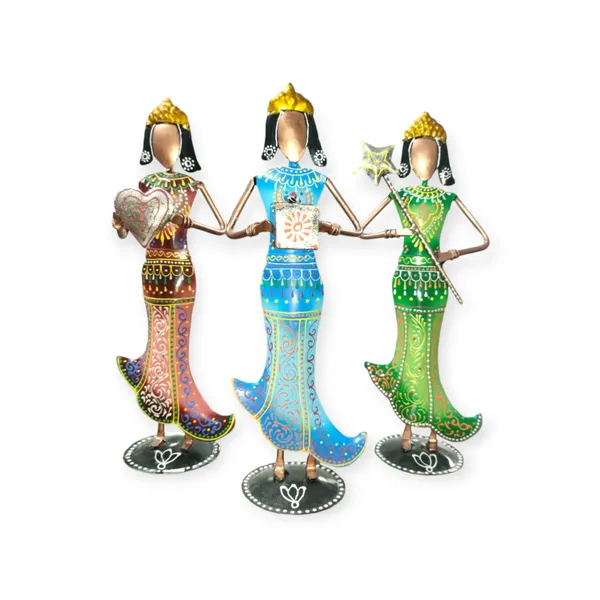 Decorative_Metal_Figurine_Set_-_Three_Women_Holding_Hands