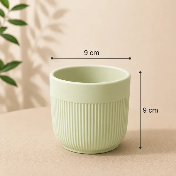 Riva_Ceramic_Planter_Olive_Green