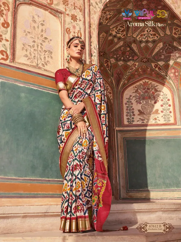 Multicolor_Premium_Silk_Patola_Saree_For_Women