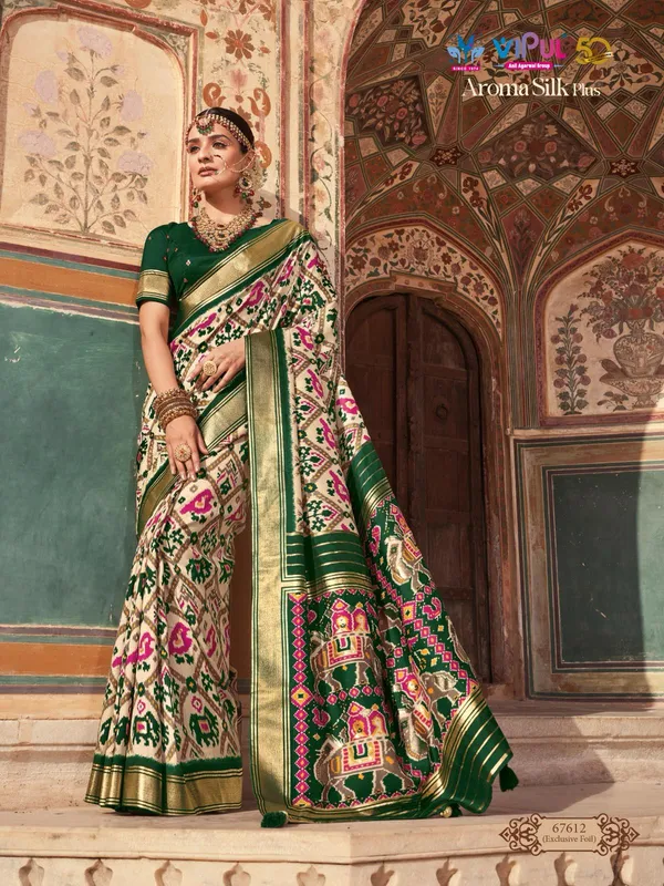 Multicolor_Premium_Silk_Patola_Saree_For_Women