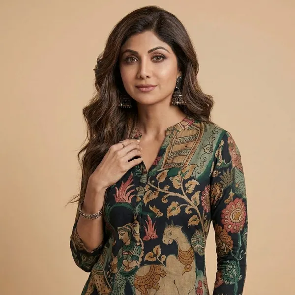 Multicolor_Premium_Rayon_Feather_Touch_Floral_Printed_A-Line_Kurti_With_Pants_For_Women