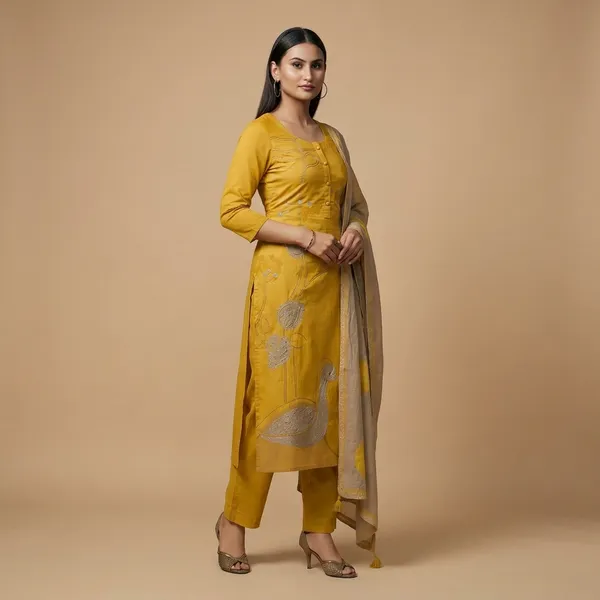 Mustard_Yellow_Premium_Cotton_Salwar_Suit_Set_With_Dupatta_For_Women