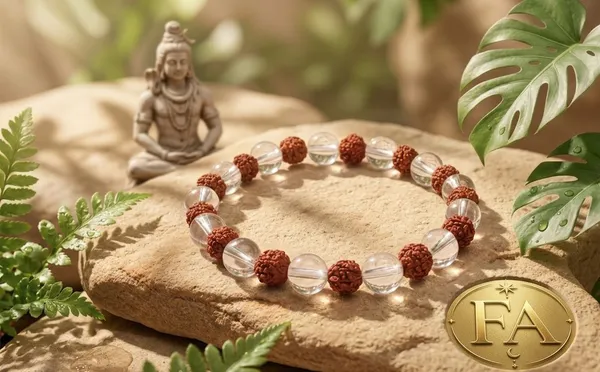 Brown_Rudraksha_Clear_Quartz_Crystal_Bracelet_For_Unisex