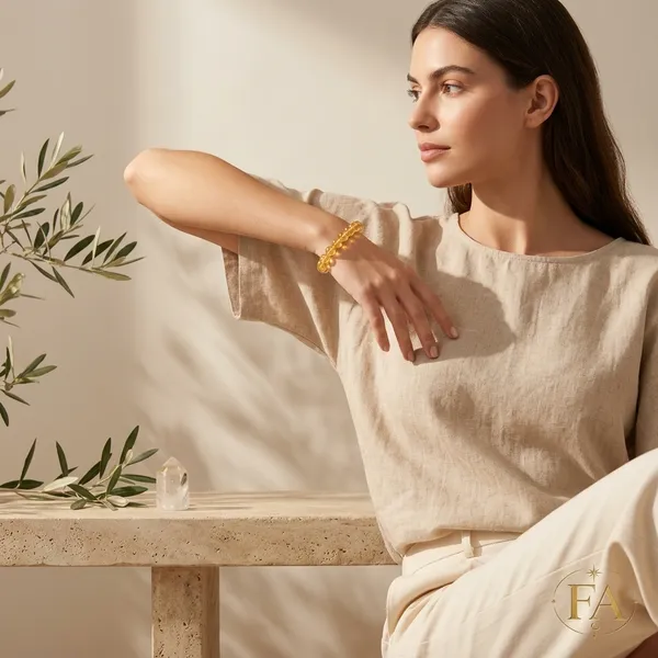 Yellow_Natural_Citrine_Crystal_Beaded_Bracelet_