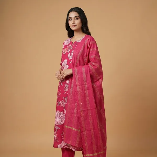 Pink_Floral_Print_Roman_Silk_Straight_Kurta_Set_With_Dupatta_For_Women